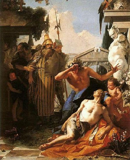Giovanni Battista Tiepolo The Death of Hyacinthus oil painting image